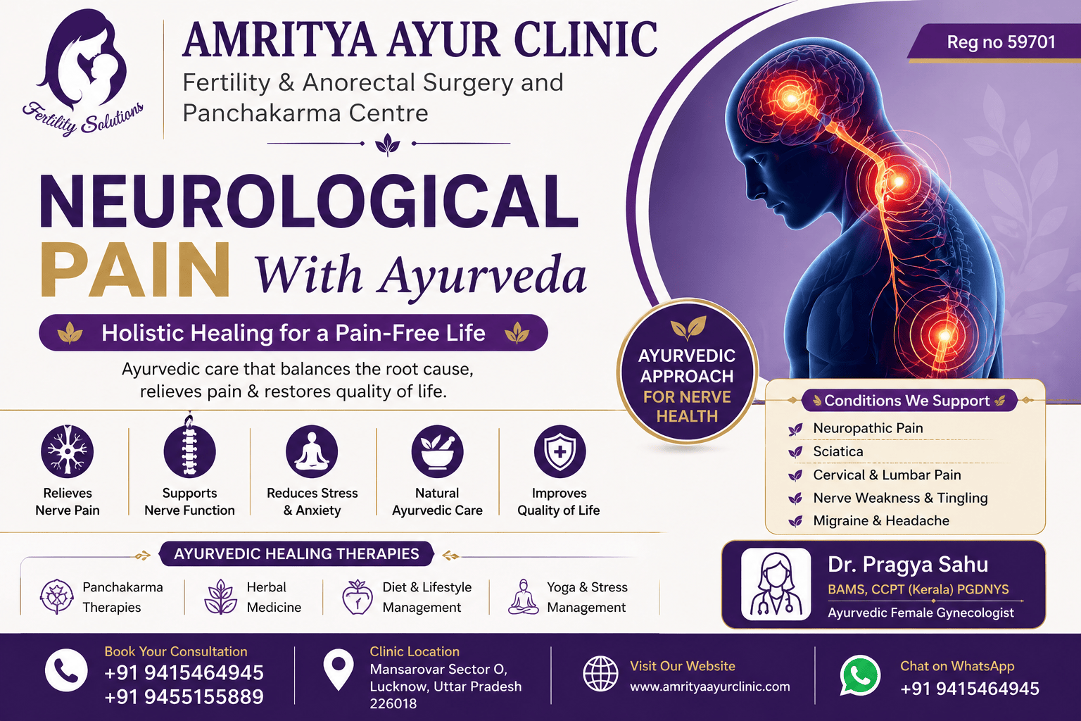 न्यूरोलॉजिकल दर्द का आयुर्वेदिक उपचार | Neurological Pain Treatment in Lucknow